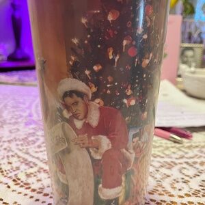 Santa Elvis Presley Travel Mug